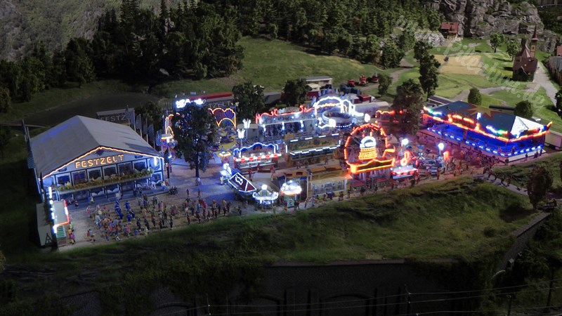 The new model train show by Marklin in Germany on more than 400 square meter