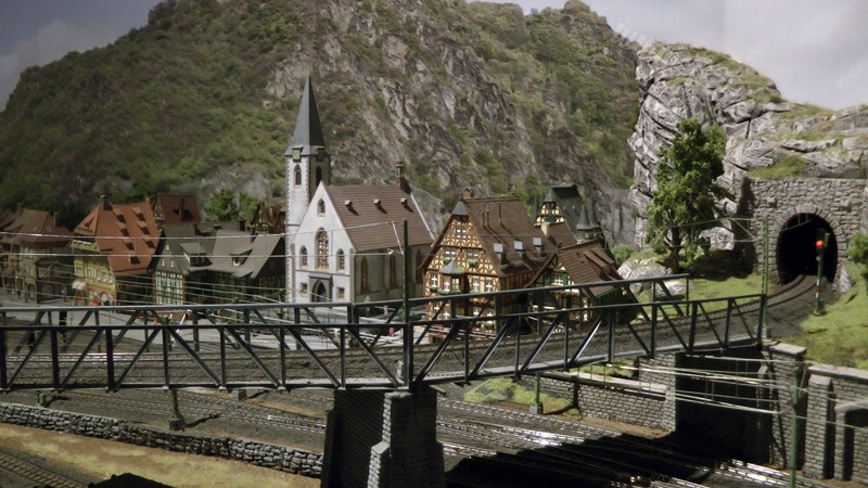 The new model train show by Marklin in Germany on more than 400 square meter