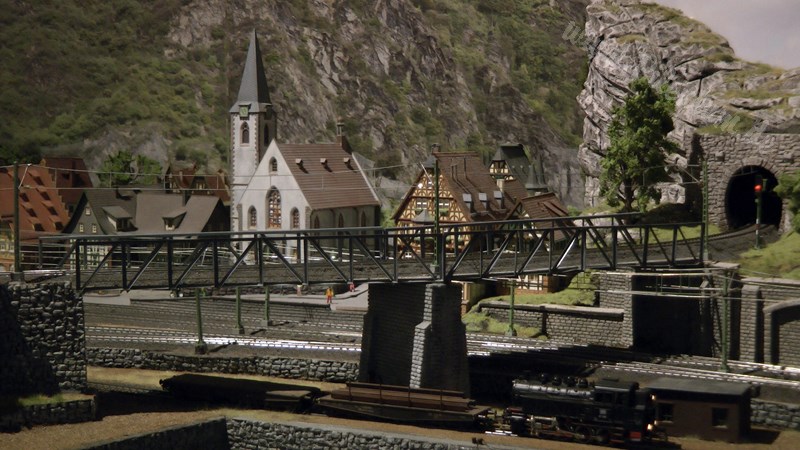 The new model train show by Marklin in Germany on more than 400 square meter