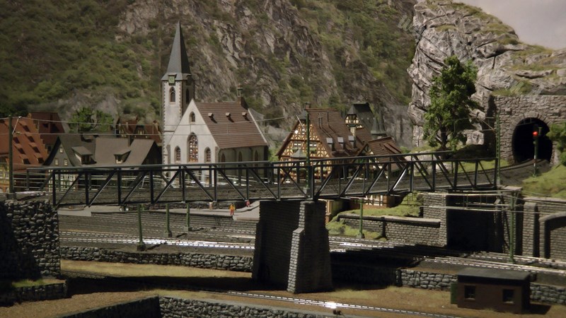 The new model train show by Marklin in Germany on more than 400 square meter