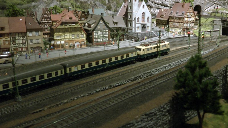 The new model train show by Marklin in Germany on more than 400 square meter