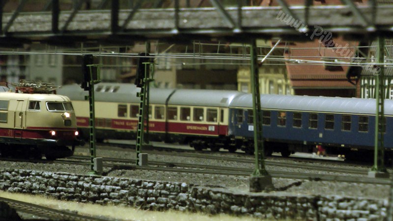 The new model train show by Marklin in Germany on more than 400 square meter