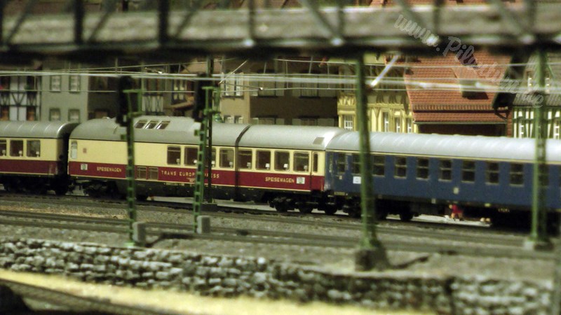 The new model train show by Marklin in Germany on more than 400 square meter