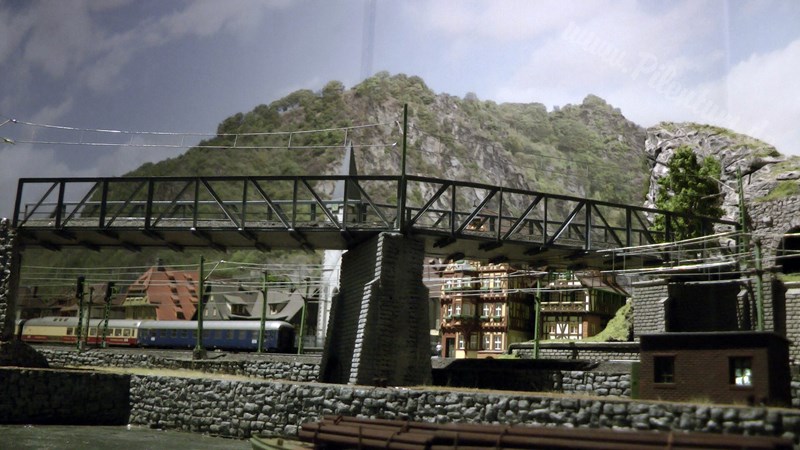 The new model train show by Marklin in Germany on more than 400 square meter