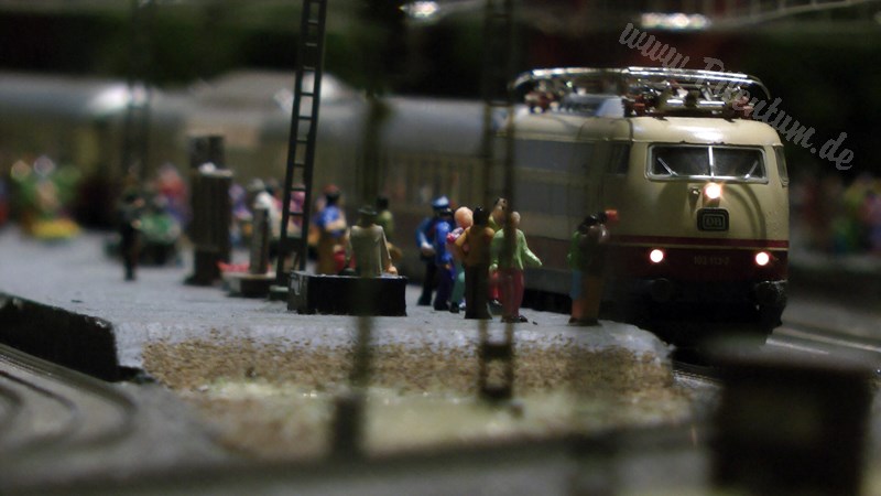 The new model train show by Marklin in Germany on more than 400 square meter