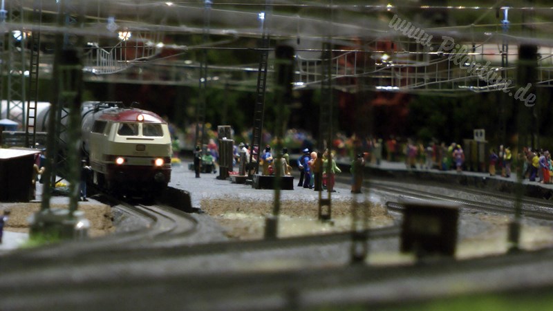 The new model train show by Marklin in Germany on more than 400 square meter