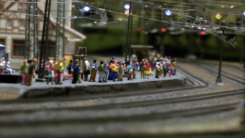 The new model train show by Marklin in Germany on more than 400 square meter