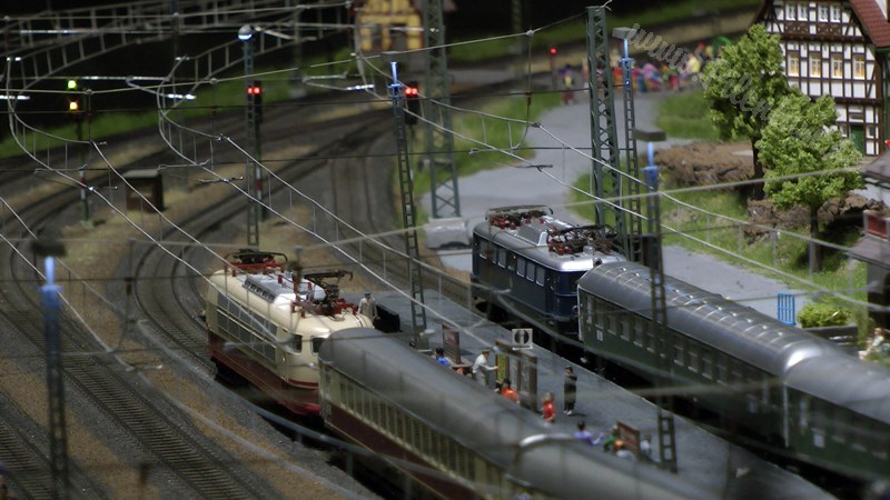 The new model train show by Marklin in Germany on more than 400 square meter