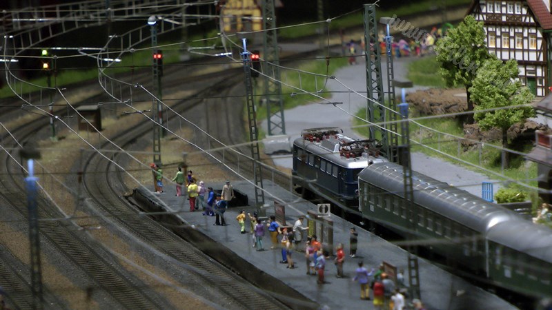 The new model train show by Marklin in Germany on more than 400 square meter