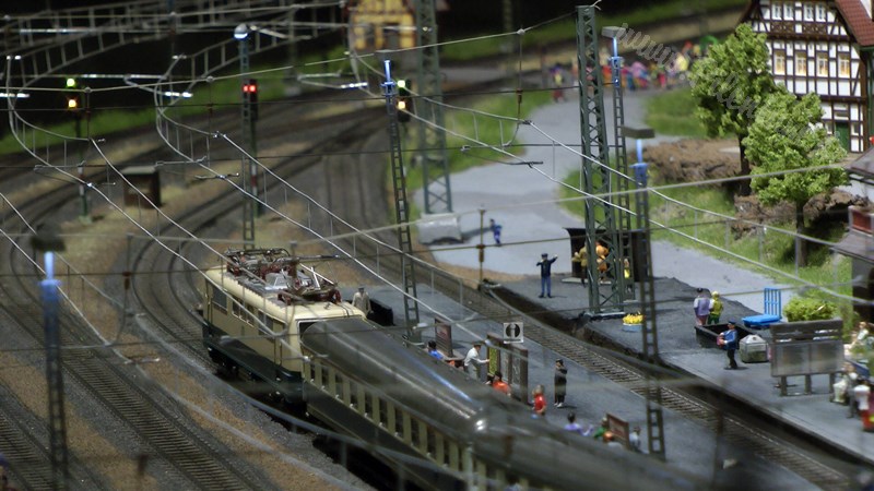 The new model train show by Marklin in Germany on more than 400 square meter