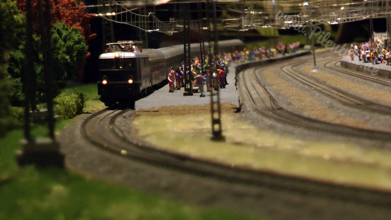 The new model train show by Marklin in Germany on more than 400 square meter