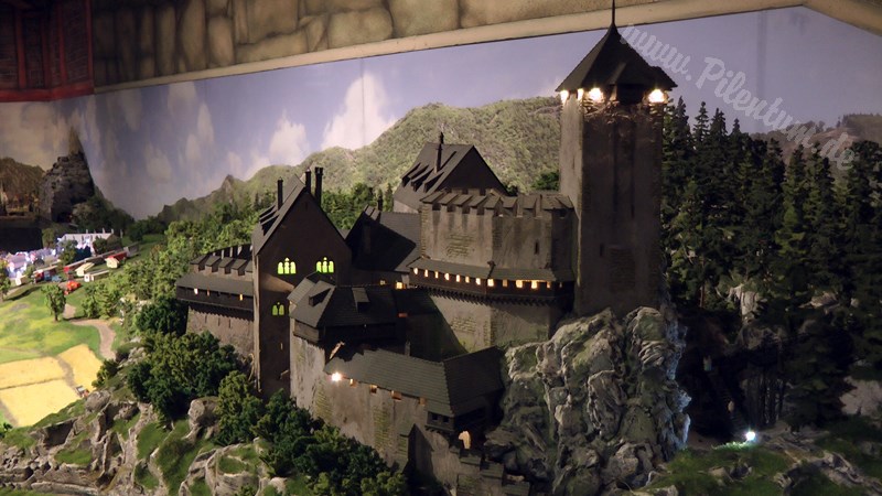 The new model train show by Marklin in Germany on more than 400 square meter