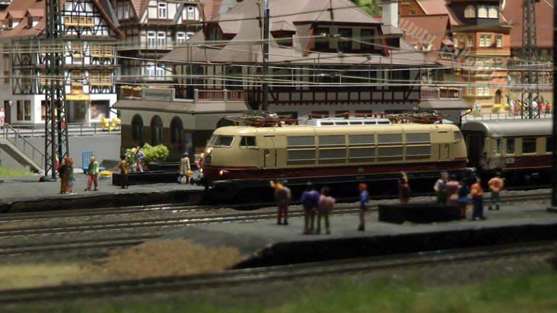 The new model train show by Marklin in Germany on more than 400 square meter