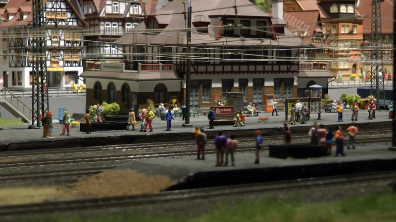 The new model train show by Marklin in Germany on more than 400 square meter