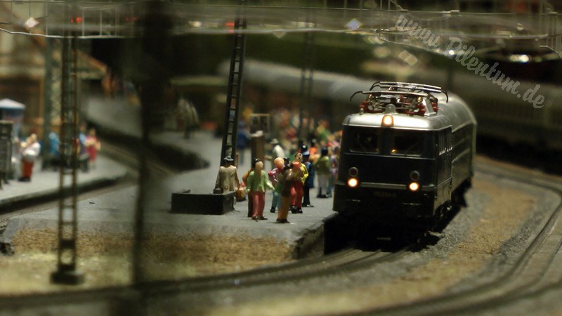 The new model train show by Marklin in Germany on more than 400 square meter