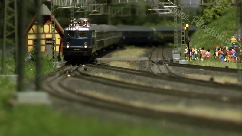 The new model train show by Marklin in Germany on more than 400 square meter