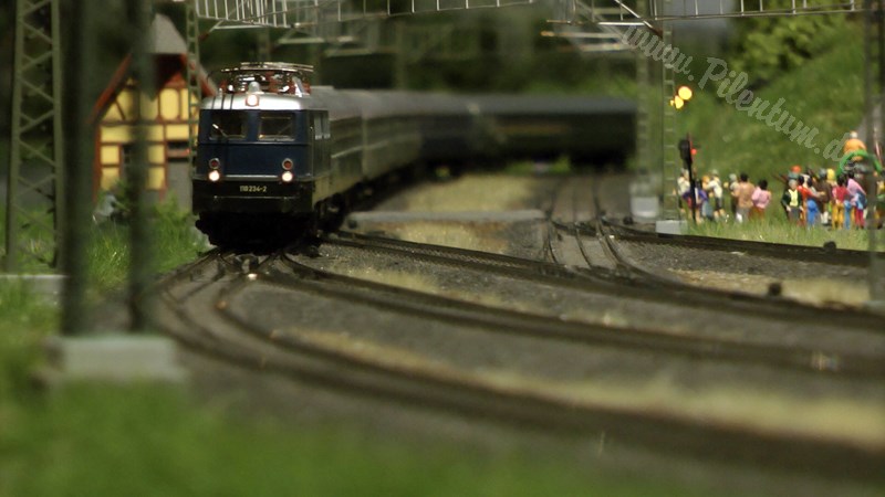 The new model train show by Marklin in Germany on more than 400 square meter