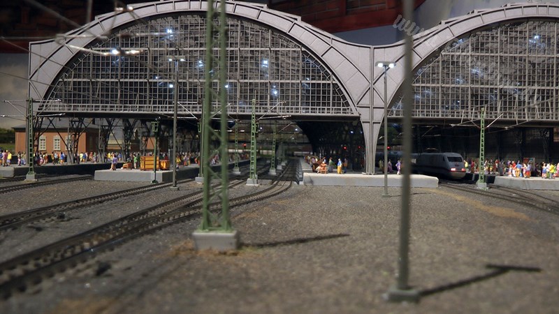 The new model train show by Marklin in Germany on more than 400 square meter