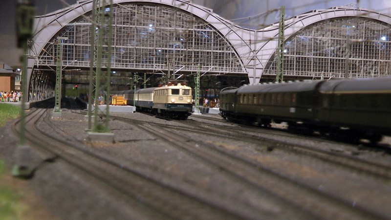 The new model train show by Marklin in Germany on more than 400 square meter