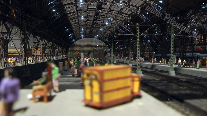 The new model train show by Marklin in Germany on more than 400 square meter