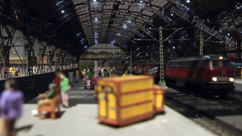 The new model train show by Marklin in Germany on more than 400 square meter