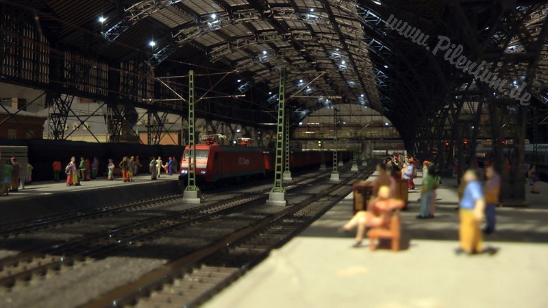 The new model train show by Marklin in Germany on more than 400 square meter