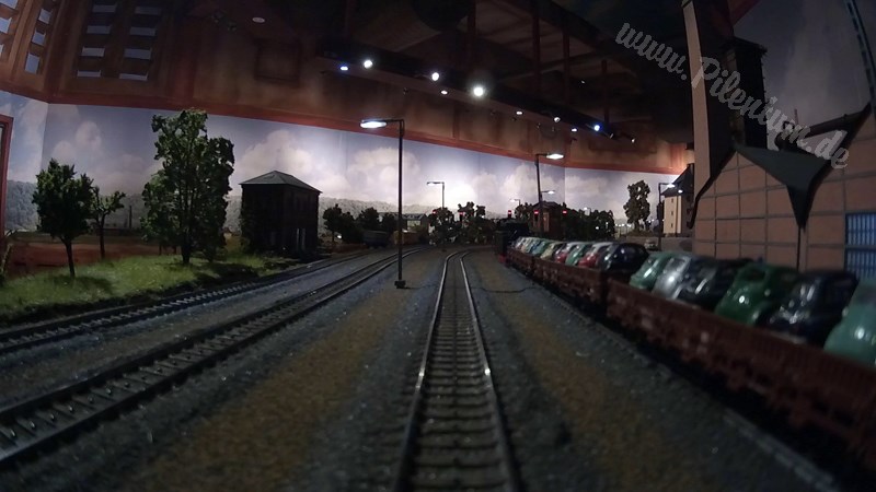 The new model train show by Marklin in Germany on more than 400 square meter