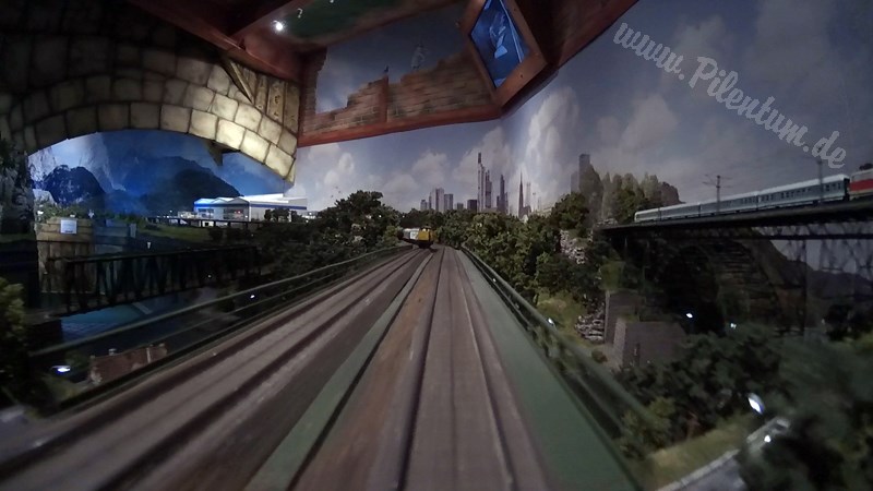 The new model train show by Marklin in Germany on more than 400 square meter