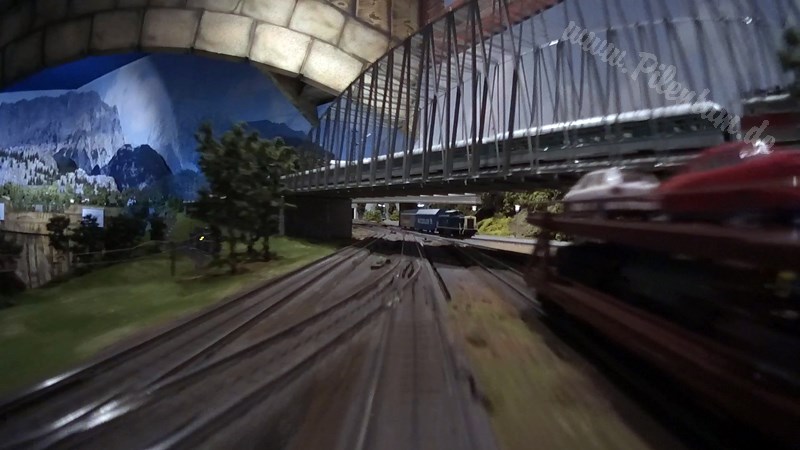 The new model train show by Marklin in Germany on more than 400 square meter