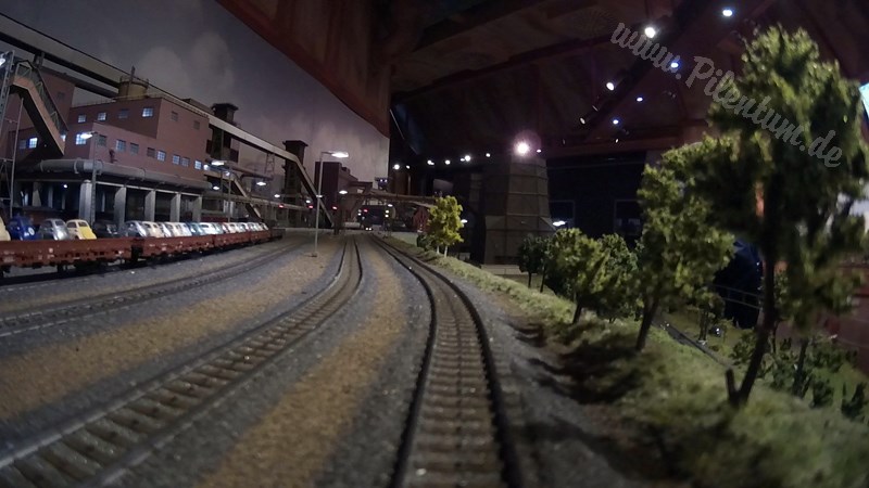 The new model train show by Marklin in Germany on more than 400 square meter