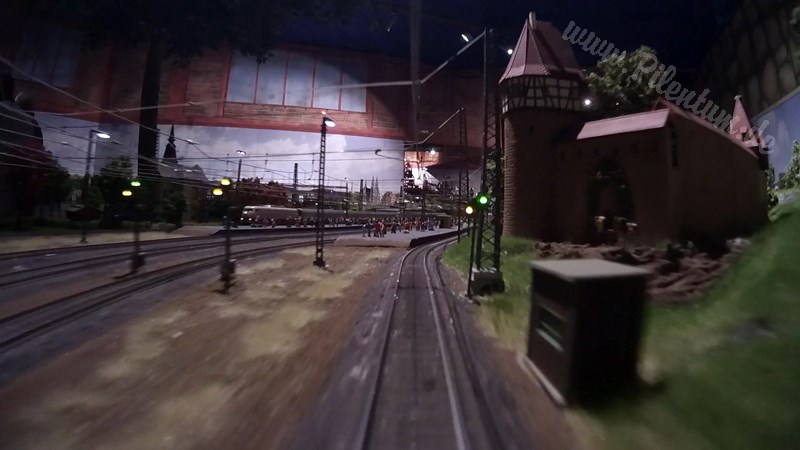 The new model train show by Marklin in Germany on more than 400 square meter