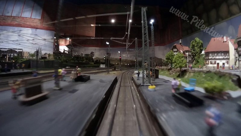 The new model train show by Marklin in Germany on more than 400 square meter