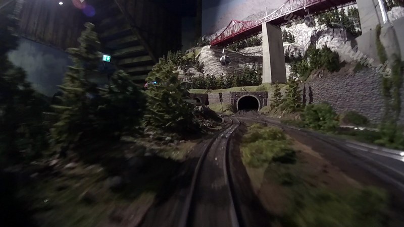 The new model train show by Marklin in Germany on more than 400 square meter