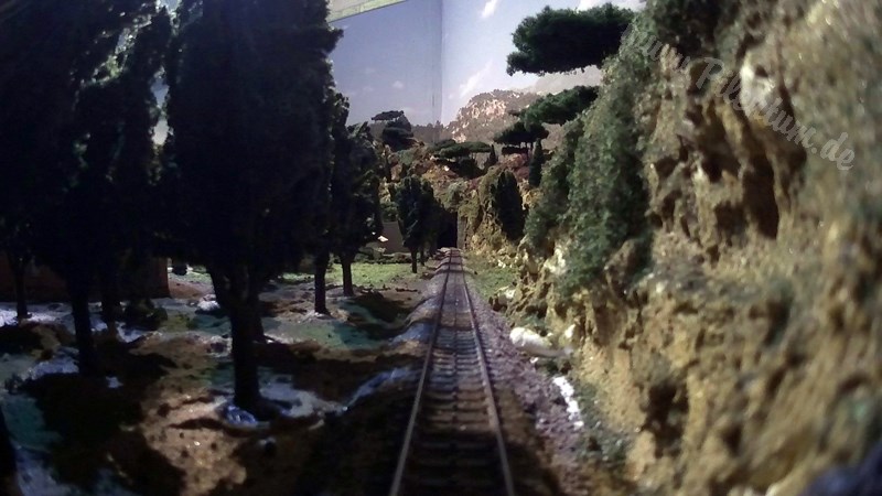 The new model train show by Marklin in Germany on more than 400 square meter