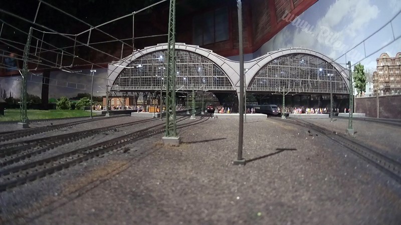 The new model train show by Marklin in Germany on more than 400 square meter