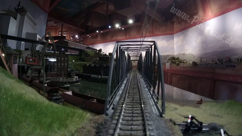 The new model train show by Marklin in Germany on more than 400 square meter