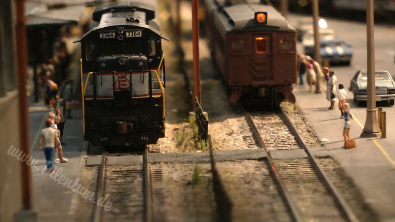 Awesome City Edge Model Train Layout in HO Scale Made in Germany