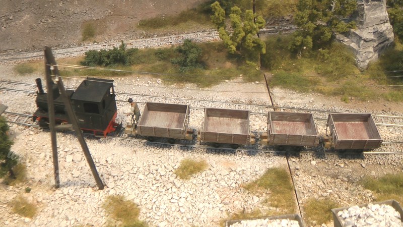 Beautiful Limestone Model Railway Layout in O scale