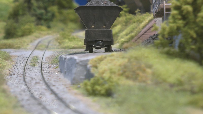 Beautiful Limestone Model Railway Layout in O scale