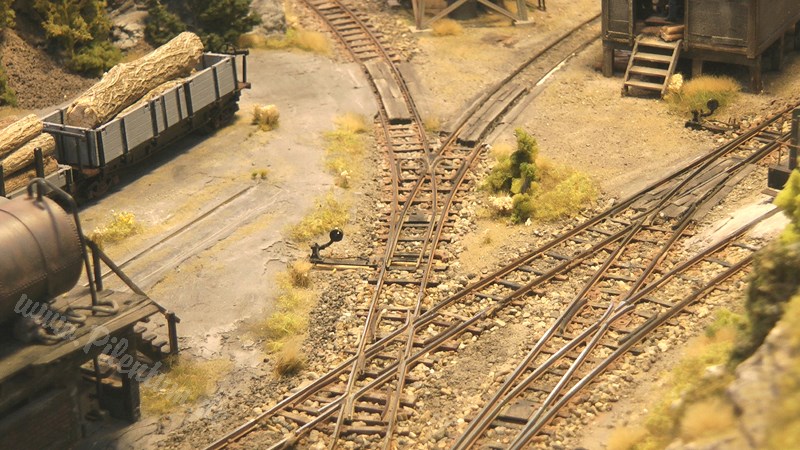 Beautiful Limestone Model Railway Layout in O scale