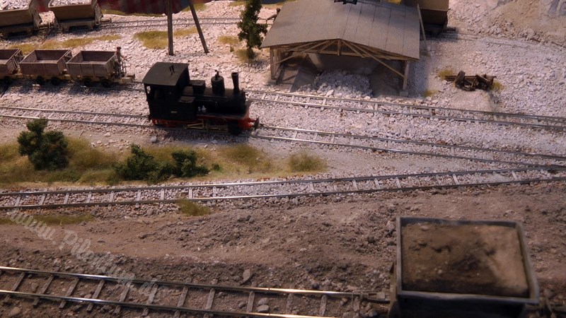 Beautiful Limestone Model Railway Layout in O scale