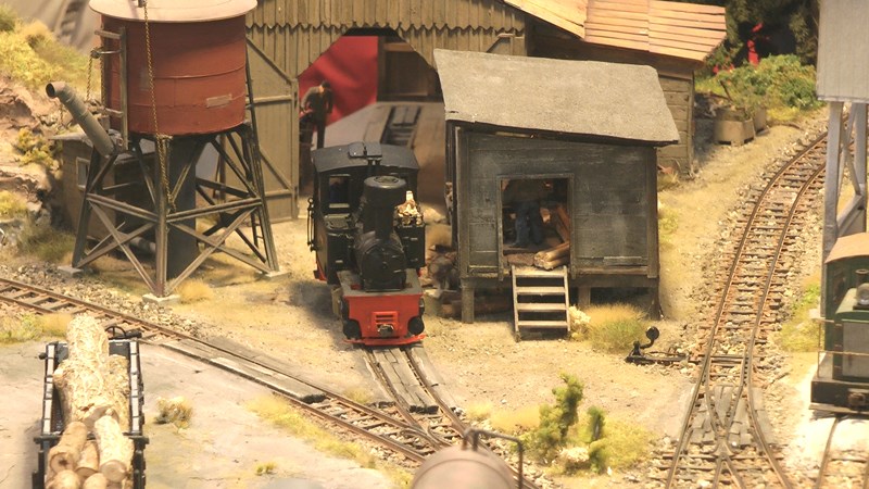 Beautiful Limestone Model Railway Layout in O scale