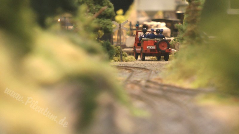 Beautiful Limestone Model Railway Layout in O scale