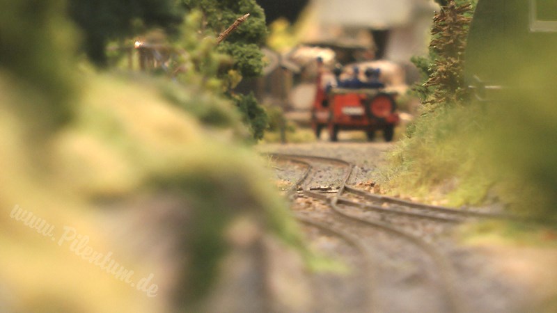 Beautiful Limestone Model Railway Layout in O scale