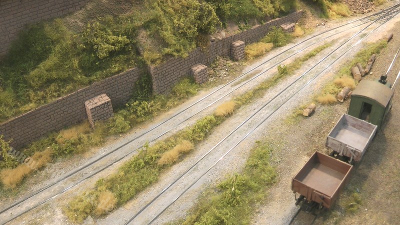 Beautiful Limestone Model Railway Layout in O scale