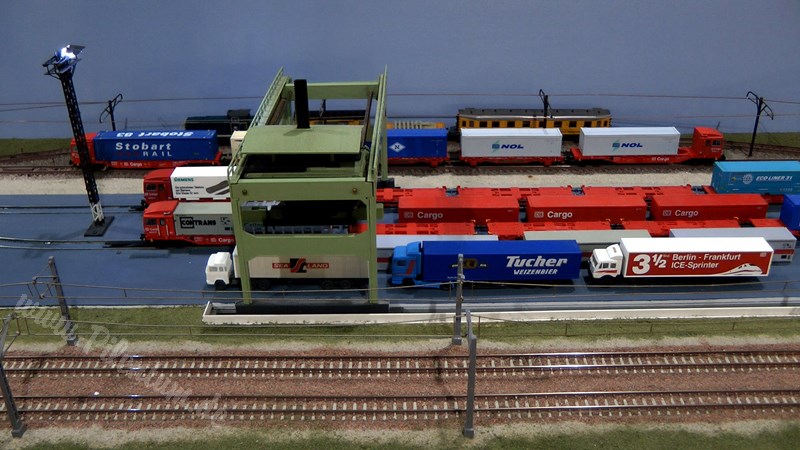 N Scale Model Train Layout from France