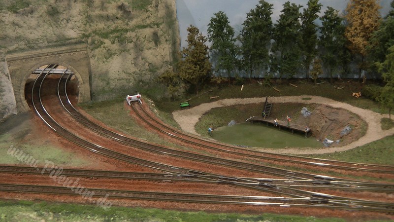 N Scale Model Train Layout from France