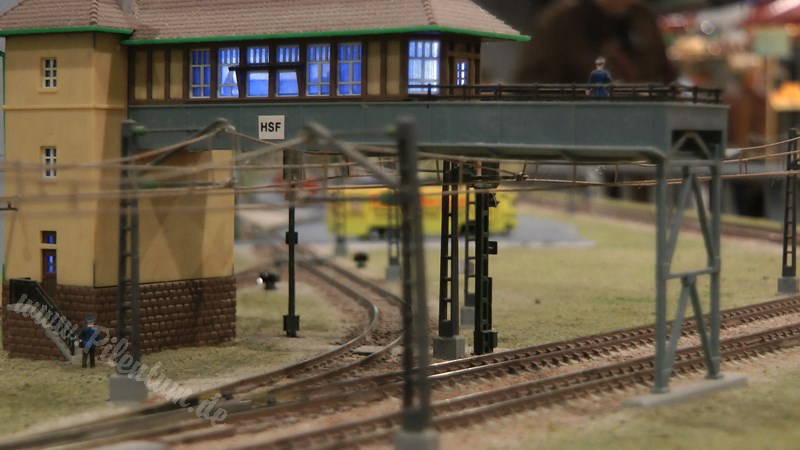 N Scale Model Train Layout from France