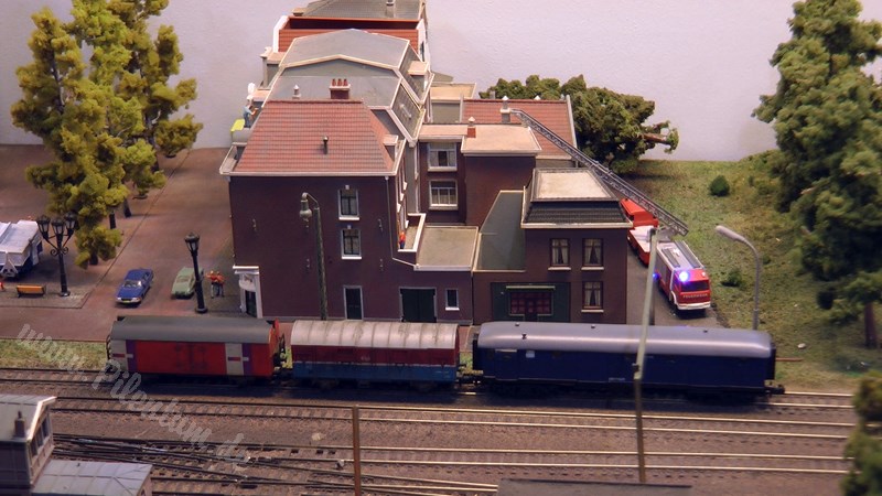 Fantastic model railroad layout in N scale or N gauge from the Netherlands