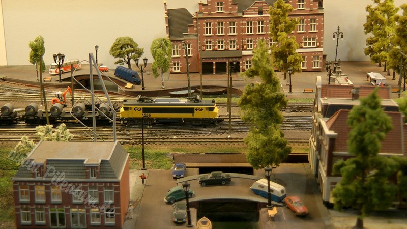 Fantastic model railroad layout in N scale or N gauge from the Netherlands